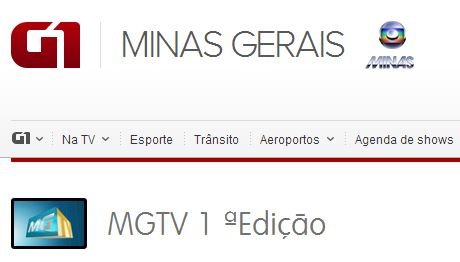 Telejornal MGTV 1ª Edição / TV Online BH - PORTAL MG / MINAS GERAIS MAIS  PERTO!